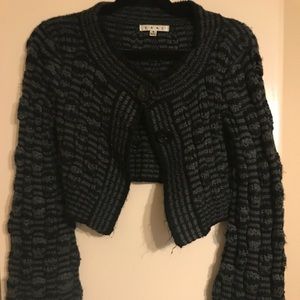 Bell sleeve cropped sweater